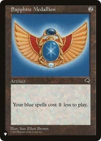 Sapphire Medallion - The List Reprints - Magic: The Gathering card