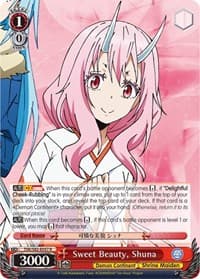 Sweet Beauty, Shuna - That Time I Got Reincarnated as a Slime Vol.2 - Weiss Schwarz card