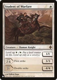 Student of Warfare - The List Reprints - Magic: The Gathering card