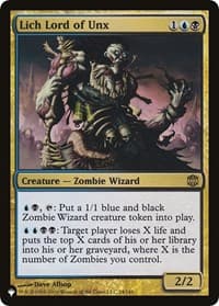 Lich Lord of Unx - The List Reprints - Magic: The Gathering card