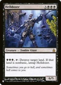 Helldozer - The List Reprints - Magic: The Gathering card