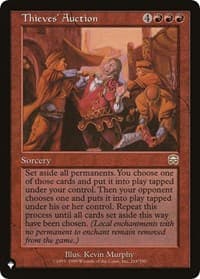 Thieves' Auction - The List Reprints - Magic: The Gathering card