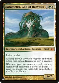 Karametra, God of Harvests - The List Reprints - Magic: The Gathering card
