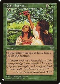 Early Harvest - The List Reprints - Magic: The Gathering card