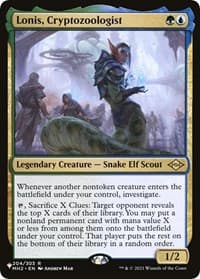 Lonis, Cryptozoologist - The List Reprints - Magic: The Gathering card