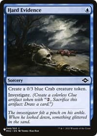 Hard Evidence - The List Reprints - Magic: The Gathering card