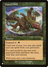 Gaea's Will - The List Reprints - Magic: The Gathering card