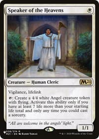 Speaker of the Heavens - The List Reprints - Magic: The Gathering card