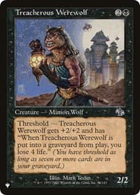 Treacherous Werewolf - The List Reprints - Magic: The Gathering card