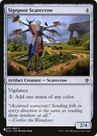 Signpost Scarecrow - The List Reprints - Magic: The Gathering card