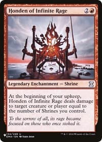 Honden of Infinite Rage - The List Reprints - Magic: The Gathering card