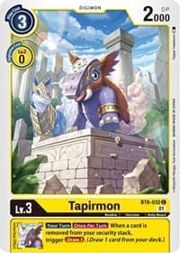 Tapirmon - Double Diamond - Digimon Card Game card
