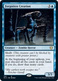 Forgotten Creation - Commander: Innistrad: Midnight Hunt - Magic: The Gathering card