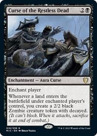 Curse of the Restless Dead - Commander: Innistrad: Midnight Hunt - Magic: The Gathering card