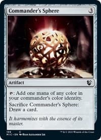 Commander's Sphere - Commander: Innistrad: Midnight Hunt - Magic: The Gathering card