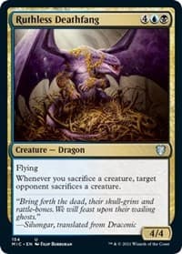 Ruthless Deathfang - Commander: Innistrad: Midnight Hunt - Magic: The Gathering card