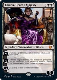 Liliana, Death's Majesty - Commander: Innistrad: Midnight Hunt - Magic: The Gathering card