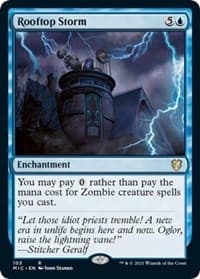 Rooftop Storm - Commander: Innistrad: Midnight Hunt - Magic: The Gathering card