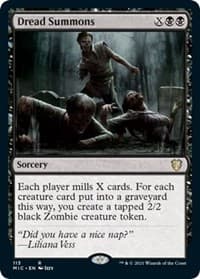 Dread Summons - Commander: Innistrad: Midnight Hunt - Magic: The Gathering card