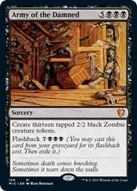 Army of the Damned - Commander: Innistrad: Midnight Hunt - Magic: The Gathering card