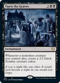 Open the Graves - Commander: Innistrad: Midnight Hunt - Magic: The Gathering card