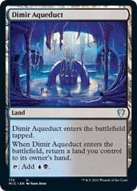 Dimir Aqueduct - Commander: Innistrad: Midnight Hunt - Magic: The Gathering card