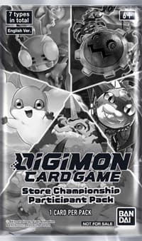 Store Championship Participant Pack - Digimon Promotion Cards - Digimon Card Game card
