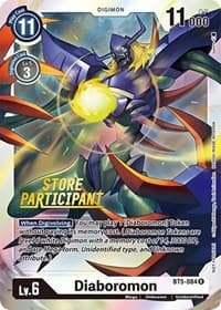Diaboromon - BT5-084 (Store Participant) - Battle of Omni - Digimon Card Game card