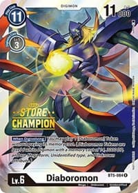 Diaboromon - BT5-084 (Store Champion) - Battle of Omni - Digimon Card Game card