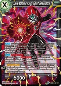 Dark Masked King, Spirit Resonance (Gold Stamped) - Cross Spirits - Dragon Ball Super: Masters card