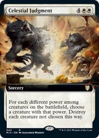 Celestial Judgment (Extended Art) - Commander: Innistrad: Midnight Hunt - Magic: The Gathering card