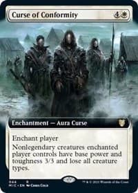 Curse of Conformity (Extended Art) - Commander: Innistrad: Midnight Hunt - Magic: The Gathering card