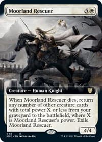 Moorland Rescuer (Extended Art) - Commander: Innistrad: Midnight Hunt - Magic: The Gathering card