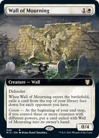Wall of Mourning (Extended Art) - Commander: Innistrad: Midnight Hunt - Magic: The Gathering card
