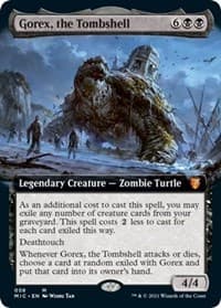Gorex, the Tombshell (Extended Art) - Commander: Innistrad: Midnight Hunt - Magic: The Gathering card