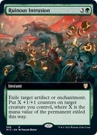 Ruinous Intrusion (Extended Art) - Commander: Innistrad: Midnight Hunt - Magic: The Gathering card