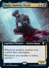 Eloise, Nephalia Sleuth (Extended Art) - Commander: Innistrad: Midnight Hunt - Magic: The Gathering card