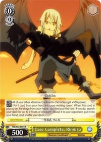Case Complete, Rimuru - That Time I Got Reincarnated as a Slime Vol.2 - Weiss Schwarz card