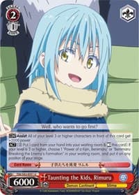 Taunting the Kids, Rimuru - That Time I Got Reincarnated as a Slime Vol.2 - Weiss Schwarz card