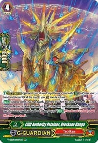 Cliff Authority Retainer, Blockade Ganga (SP) - V-SS09: Revival Selection - Cardfight Vanguard card