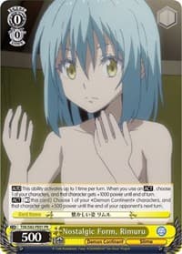 Nostalgic Form, Rimuru - That Time I Got Reincarnated as a Slime Vol.2 - Weiss Schwarz card
