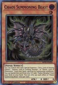 Chaos Summoning Beast - 2021 Tin of Ancient Battles - YuGiOh card