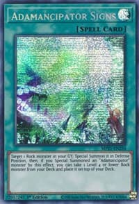 Adamancipator Signs - 2021 Tin of Ancient Battles - YuGiOh card