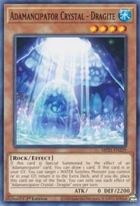 Adamancipator Crystal - Dragite - 2021 Tin of Ancient Battles - YuGiOh card