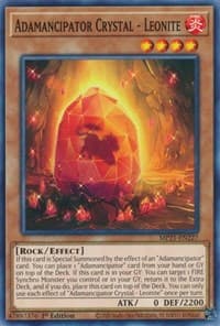 Adamancipator Crystal - Leonite - 2021 Tin of Ancient Battles - YuGiOh card