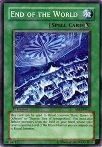 End of the World - Shadow of Infinity - YuGiOh card