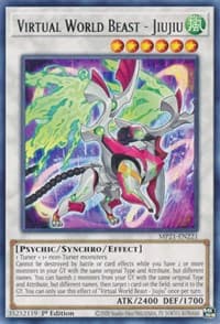 Virtual World Beast - Jiujiu - 2021 Tin of Ancient Battles - YuGiOh card