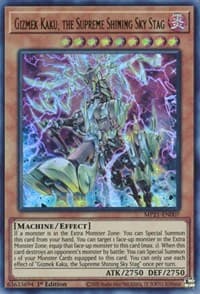 Gizmek Kaku, the Supreme Shining Sky Stag - 2021 Tin of Ancient Battles - YuGiOh card