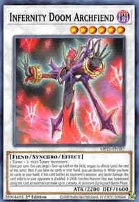 Infernity Doom Archfiend - 2021 Tin of Ancient Battles - YuGiOh card