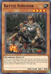 Battle Survivor - 2021 Tin of Ancient Battles - YuGiOh card
